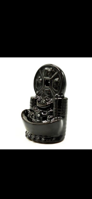 Pretplūsmas dūmu degļa statīvs , monēta 